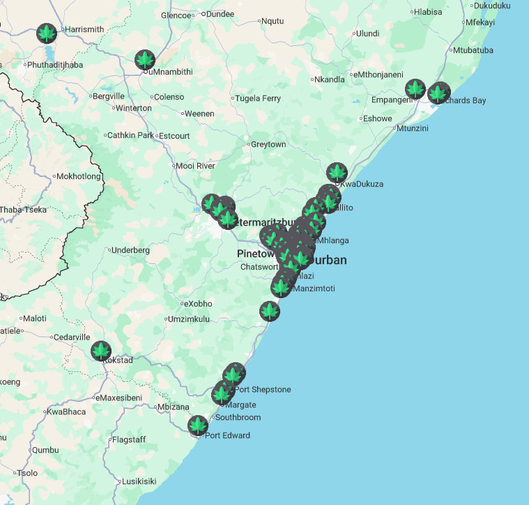 DankMaps KZN Locations